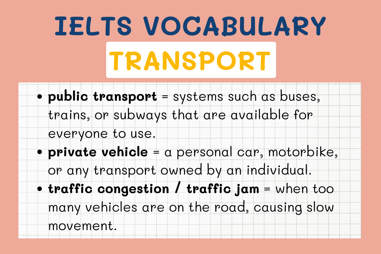 ielts-vocabulary-transport